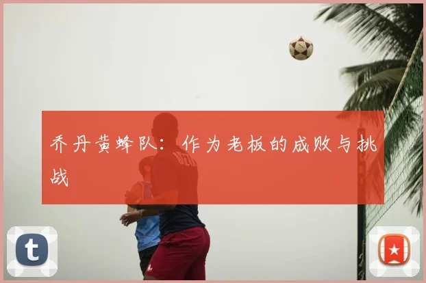 乔丹黄蜂队:作为老板的成败与挑战